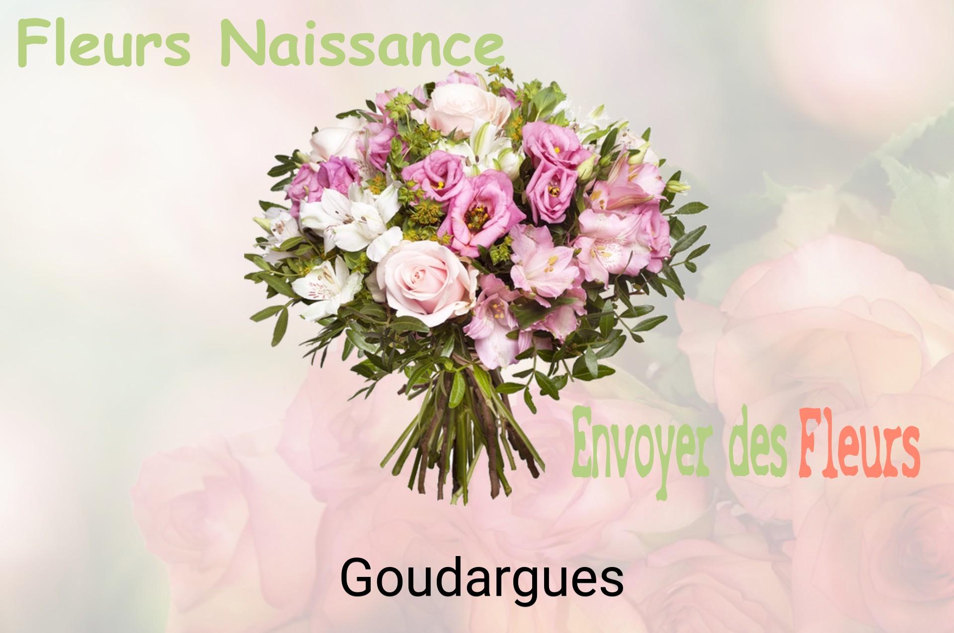 Bouquet de fleurs de naissance livré à Goudargues
